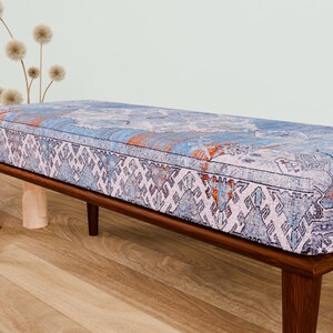 Entrance hall bench, Blanket bench, Narrow bench, Dining table bench, Bohemian bench, Hallway bench, Yoga bench, Piano bench,  343-02