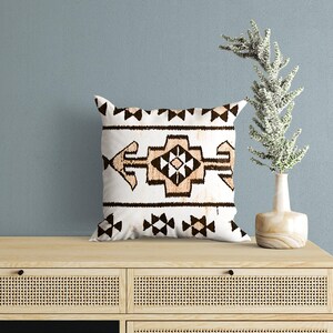 taie d'oreiller tribal, traversin, oreiller de ferme, oreiller ethnique, oreiller lavable, coussin fait main, oreillers d'extérieur, taie d'oreiller douce image 1