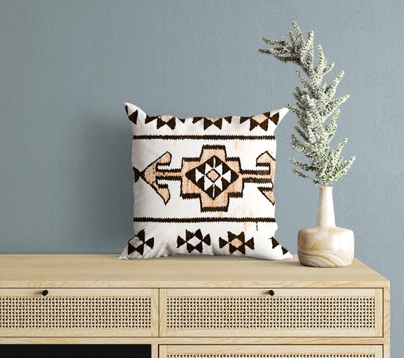 tribal pillow cover, bolster pillow, farmhouse pillow, ethnic pillow, washable pillow, handmade cushion, outdoor pillows, soft pillowcase