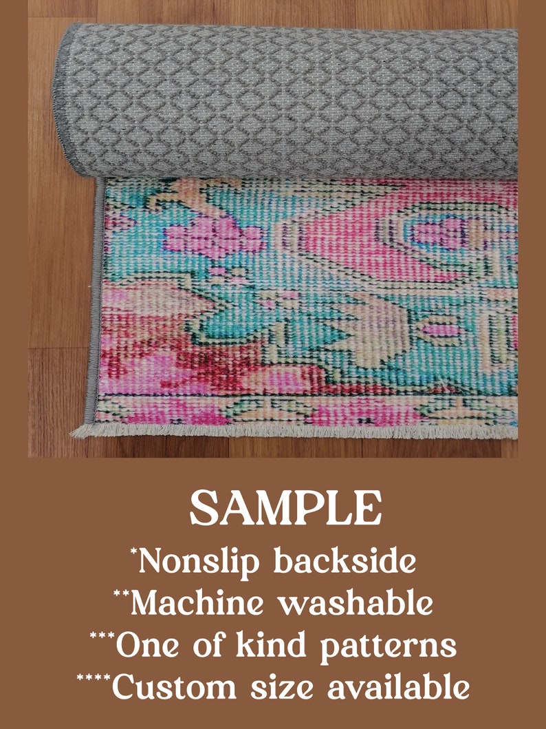 Circle area rug, Tiles rug, Soft color rug, Handmade rug, Bathroom rug, Round rug, Interior design gift, Cozy rug, Washable rug, Stylish rug