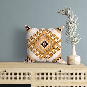 accent pillow cover, throw pillow, couch cushion, tribal pillow cover, southwestern pillow, nomadic pillow, handmade pillow, soft pillow