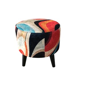 Frontdoor bench, Comfortable seat, Pouf for accent, Reading corner stool, Modern decoration, Ottoman pouf stool, Farmhouse stool, M-143