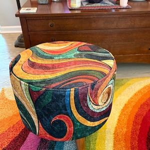 Crafted with the highest level of attention to detail, our pouf stool is both sturdy and stylish. Its outer surface is clad in durable, long-lasting materials that feature captivating rug and kilim patterns, ensuring the bench remains sturdy and durable for many years.