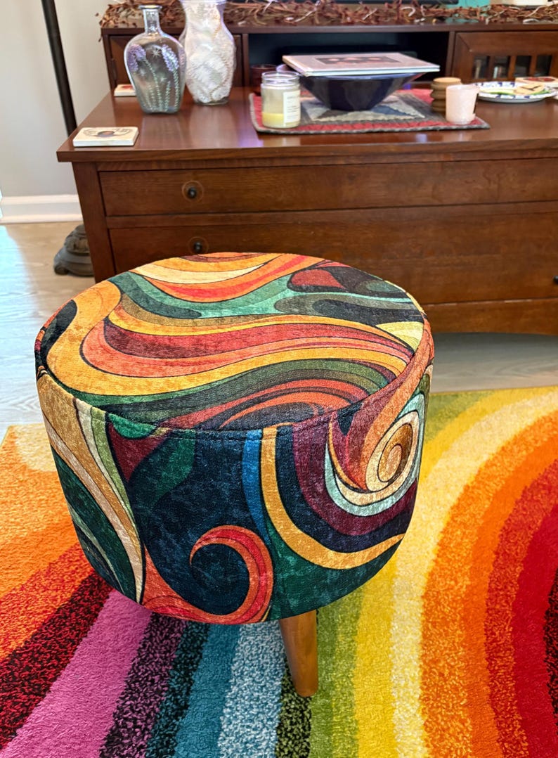 Crafted with the highest level of attention to detail, our pouf stool is both sturdy and stylish. Its outer surface is clad in durable, long-lasting materials that feature captivating rug and kilim patterns, ensuring the bench remains sturdy and durable for many years.