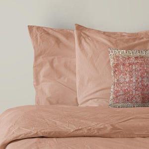 couch cushion, floral pillow case, pink lumbar pillow, bohemian pillow, botanical pillow, bench cushion, body pillow cover, armchair pillow