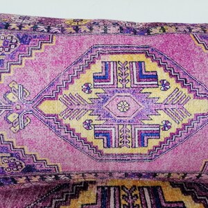 beddengoeddepot, boho kussensloop, paars sierkussen, pastelkleurige kussensloop, moderne kussens, wasbaar kussen, tapijtkussenhoes, bankkussen afbeelding 4