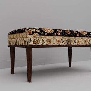 Wild bird bench, Foyer saloon bench, Reading stool, Laundry room pouf, Picnic table bench, Unique footrest, Ottoman tea table, M-216
