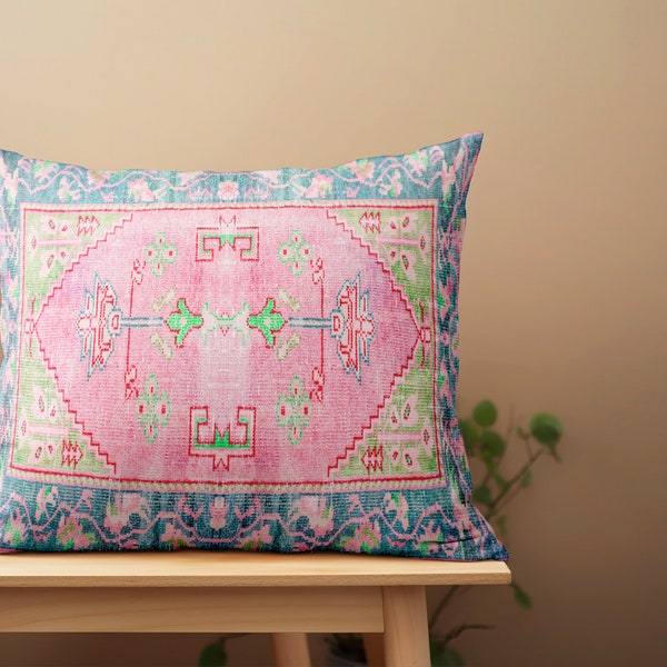 decorative pillows, cute pillowcase, lumbar pillow, bench cushion, minimalist pillow, couch cushion, pastel pillow, retro pillow cover,