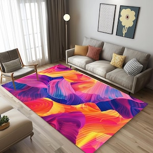 Elegant rug, Soft rug, Living room rug, Contemporary rug, Under bench rug, Non-slip rug, Area rug, Washable rug, Vibrant rug, Corridor rug