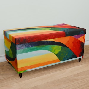 Bench for bedroom, Amazing organizer, High end furniture, Primitive bench, Pop color bench, Hiding storage, Kitchen table seat, M-160