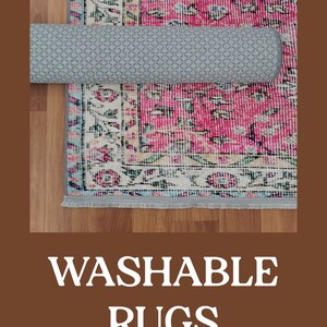 Floral circle rug, Housewarming rug, Pretty rug, Mandala rug, Chic rug, Maximalist rug, Small space gift, Textured rug, Nook rug, Bath rug image 4