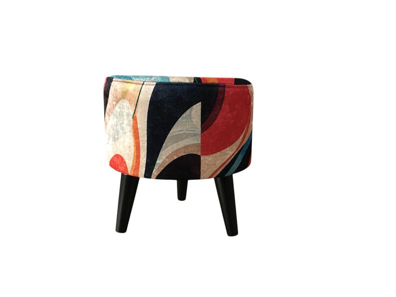 Frontdoor bench, Comfortable seat, Pouf for accent, Reading corner stool, Modern decoration, Ottoman pouf stool, Farmhouse stool, M-143