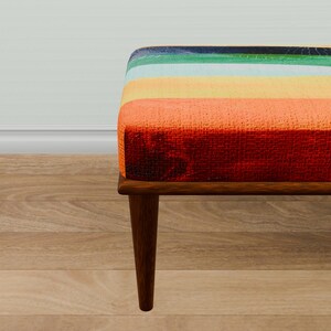 Ottoman for bedroom, Pop color bench, Doorway bench, Uphosltered bench, Dressing table bench, Retro bench, Hallway bench, Shoe bench, M-160