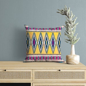 handmade pillow, oriental pillow, geometric pillow, soft pillow, bedding pillow, couch pillow, living room pillow, boho decor pillow