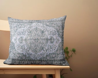 rug pillow, handmade pillow, bohemian pillow, soft pillow, euro sham cushion, living room pillow, bedroom pillow, turkey pillow