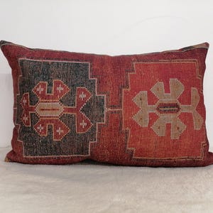 farmhouse pillow, kilim pillow cover, designer pillow, lumber pillow, bedding pillow, armchair pillow, bolster pillow, saloon pillow image 14