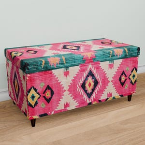 Pinky storage bench, Oriental design bench, Hallway shoe bench, Comfortable seat, Durable furniture, Family room bench, Versatile seat, M-20