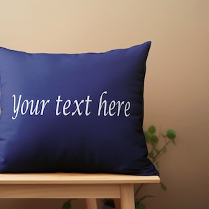 Zitat Kissen, benutzerdefiniertes Textkissen, personalisiertes Kissen, Anfangskissen, Paarkissen, kundenspezifisches Geschenk, Monogrammkissen, Familiennamenkissen