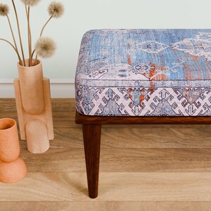 Entrance hall bench, Blanket bench, Narrow bench, Dining table bench, Bohemian bench, Hallway bench, Yoga bench, Piano bench,  343-02