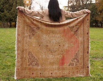 Handmade Blanket, Soft Plush Blanket, Bohemian Blanket, Couch Cover, Turkish Blanket, Bed Duvet, Sleeping Blanket, Warm Blanket, Rugland 102