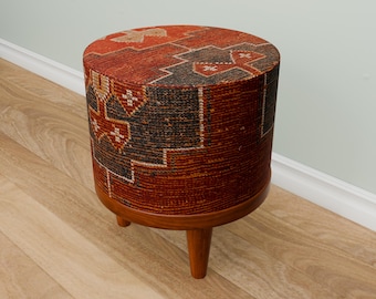 キリム　スツール　丸型　トルコ　キリム キリム スツール 丸型 トルコ キリム トルコの椅子 円形