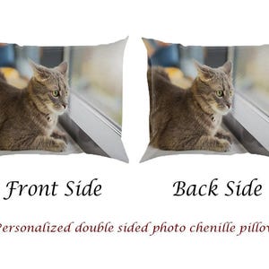 Custom Photo Pillow, Personalized Velvet Pillow, Custom Photo Pillow, Photo Gift Pillow, Memory Pillow, Personalized Gift, Custom Cushion image 6
