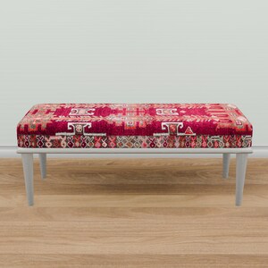 Classic bench, Dining table bench, Saloon bench, Bed end bench, Padded bench, Kilim design bench, Make up bench, Wood work bench, 20-02