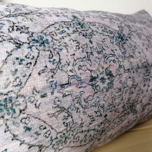 Pale Gray Medallion Case | Soft Print Throw Cushion | Detailed Room Pillowcase image 10