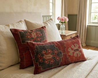 farmhouse pillow, kilim pillow cover, designer pillow, lumber pillow, bedding pillow, armchair pillow, bolster pillow, saloon pillow