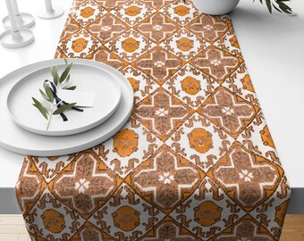 Antreroom  Table Scarf, Reception  Table Topper, Rustic Table Runner, Oriental Table Scarf, Primitive Table Mat, Dining  Table Setting