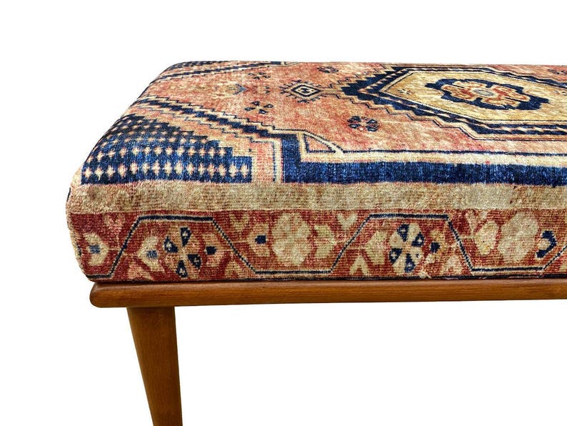 Blanket bench, Dressing table bench, Retro bench, Bedroom bench, Ottoman bench, Footstool bench, Coffee table bench, Chic bench, 341-01