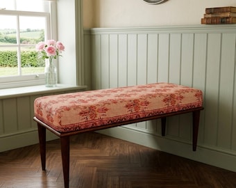 Turkish bench, Dining table bench, End of bed bench, Foyer bench, Upholstered bench, Vanity bench, Padded bench, Desk bench, 337-03