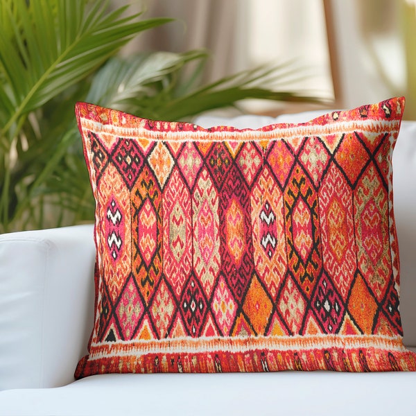 handmade cushion, boho pillow, rustic pillow, decorative pillow, bedding pillow, corner pillow, ethnic pillow, gothic pillow