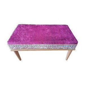 Pink bench, Ottoman bench, Sitting bench, Wood work bench, Living room bench, Bedroom bench, Handmade furniture, Boho bench, Ethnic bench