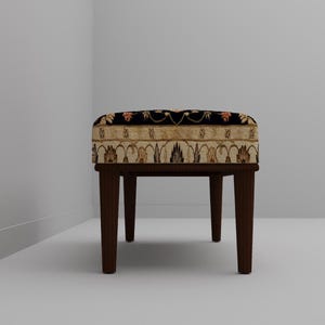 Wild bird bench, Foyer saloon bench, Reading stool, Laundry room pouf, Picnic table bench, Unique footrest, Ottoman tea table, M-216