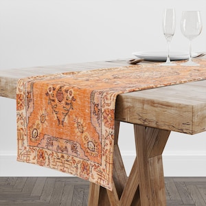 Pañuelo de mesa rústico, mantel hecho a mano, mantel de café, centro de mesa tejido, camino de mesa de chenilla para fiestas, mantel étnico, accesorios de mesa