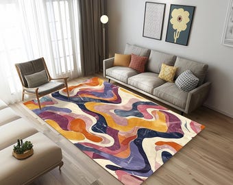High-traffic area rug, Non-skid rug, Nomadic rug, Luxurious rug, Elegant runne rug, Boho rug, Soft touch rug, Laundry rug, Kitchen rug
