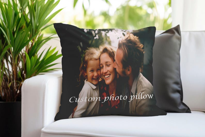 Custom Photo Pillow, Personalized Velvet Pillow, Custom Photo Pillow, Photo Gift Pillow, Memory Pillow, Personalized Gift, Custom Cushion image 11