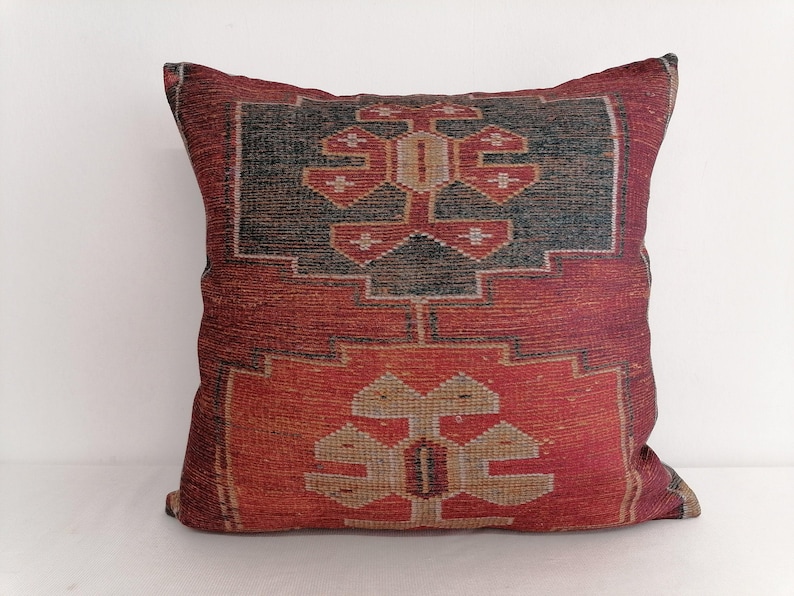 farmhouse pillow, kilim pillow cover, designer pillow, lumber pillow, bedding pillow, armchair pillow, bolster pillow, saloon pillow image 3