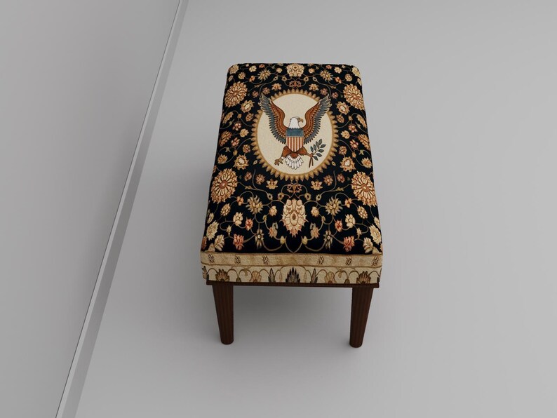 Wild bird bench, Foyer saloon bench, Reading stool, Laundry room pouf, Picnic table bench, Unique footrest, Ottoman tea table, M-216