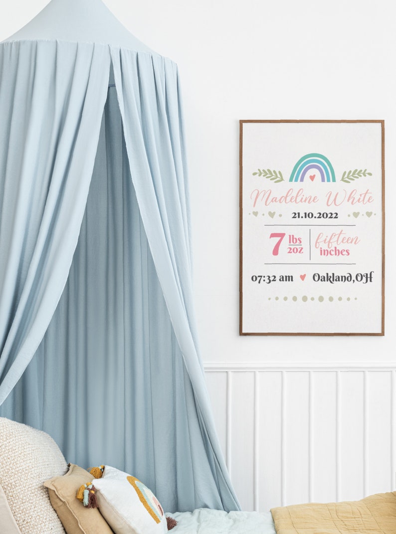 Baby Birth Announcement Template Svg | Baby Shower Svg | Birth Stats ...