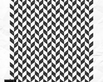 Seamless Herringbone Pattern SVG | Geometric Pattern SVG | Zigzag SVG | Chevron Svg Stencil | Laser Cut Pattern | xTool Dxf | Glowforge