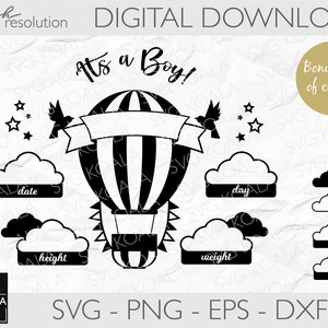 Baby Stats Bundle SVG | Baby Birth Announcement Template Svg | Baby Shower Svg | Birth Stats Svg | Baby Keepsake Template | Baby Stats Svg