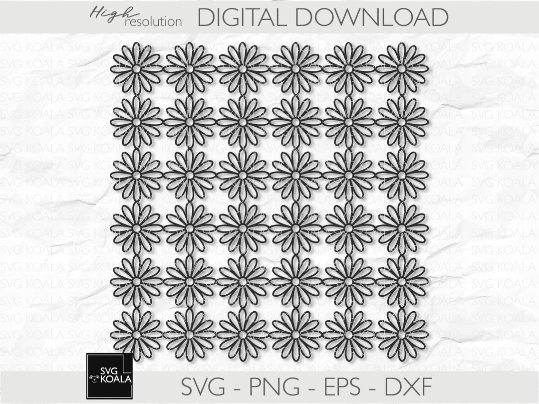 Seamless Floral Pattern 3 SVG| Floral Pattern SVG | Seamless Background ...