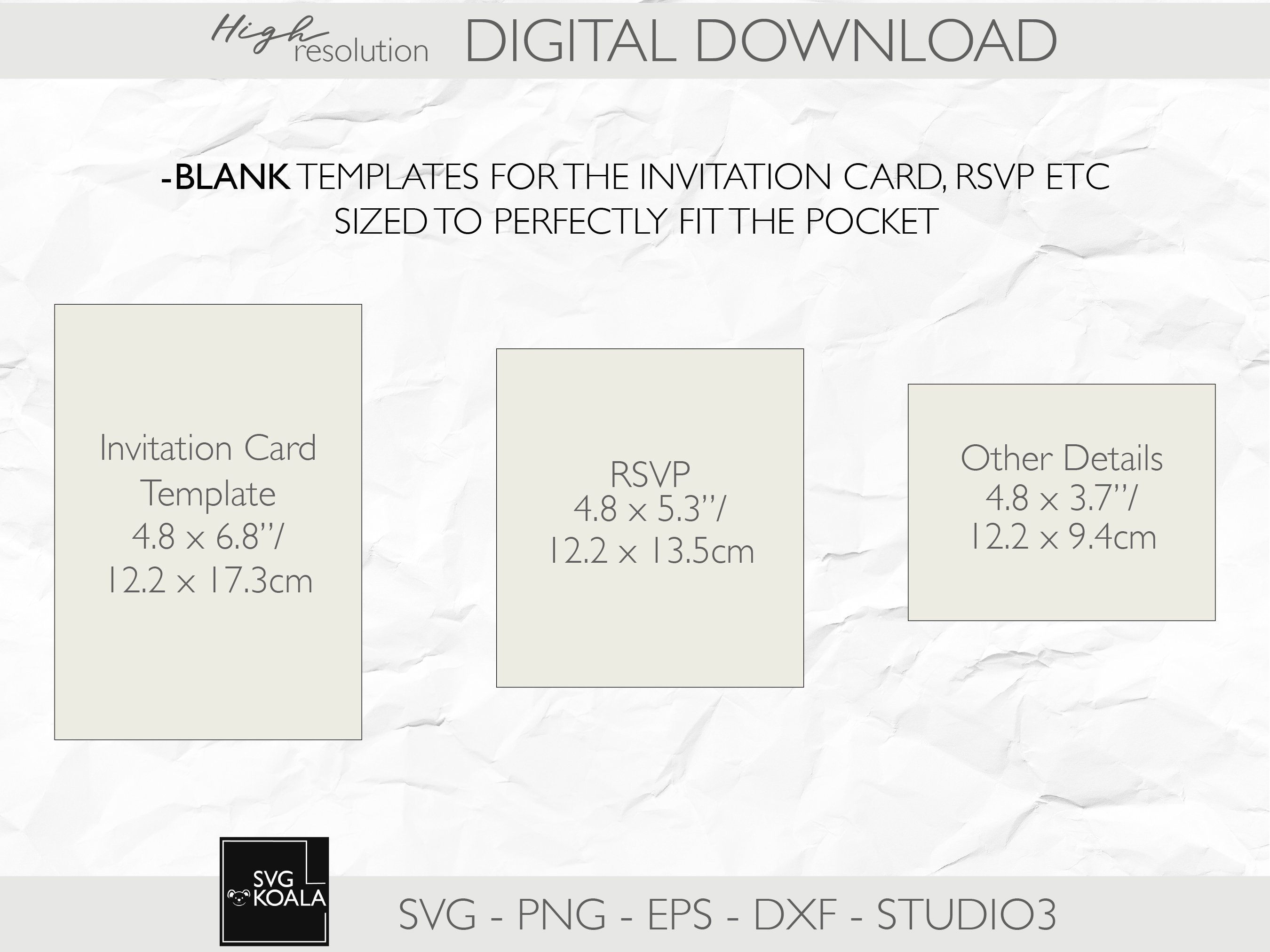 5 By 7 Invitation Template Sjabloon Diamant 50e Verjaardag