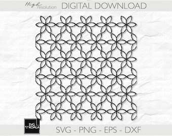 Seamless Floral Pattern 10 SVG| Floral Pattern SVG | Seamless Background SVG | Floral Designs Svg Bundle | Background Png |Laser Cut Pattern
