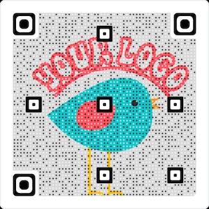 Custom QR code with your Logo, Digital QR code download, Personalized QR code, Qr code for your business, Digital Qr Code, Logo Qr code, Qr