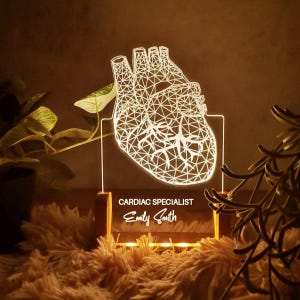 Psychology Student Graduation Gift - Neurology Art - Led Lights Sign - Anatomical Brain Lamp - Perfect Gift for Student - Brain Led Lamp image 3