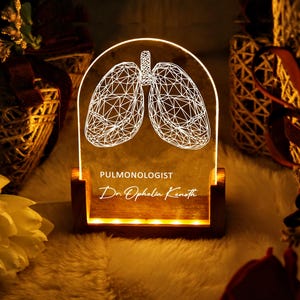 Psychology Student Graduation Gift - Neurology Art - Led Lights Sign - Anatomical Brain Lamp - Perfect Gift for Student - Brain Led Lamp image 7
