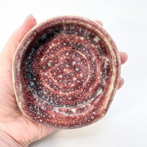 Spoon Rest Ceramic Pottery Red